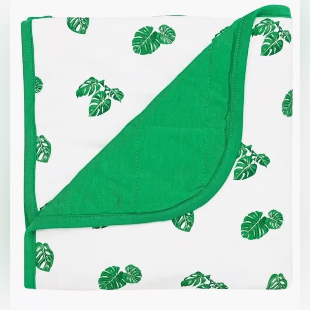 Kyte Baby - Bamboo Monstera Baby Blanket